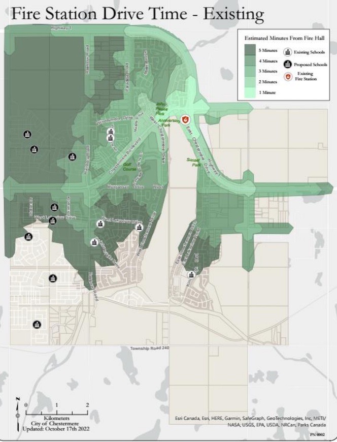 Chestermere Fire Services striving to meet the 10-minute rule pic 2